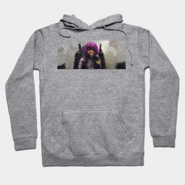 Kick Ass - Hit Girl Hoodie by Blade Runner Thoughts